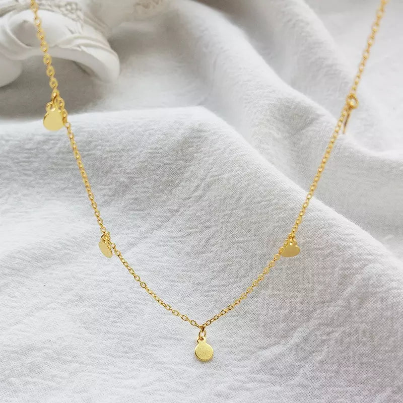 Midi Disc Necklace - Gold – Laura Holland Jewellery